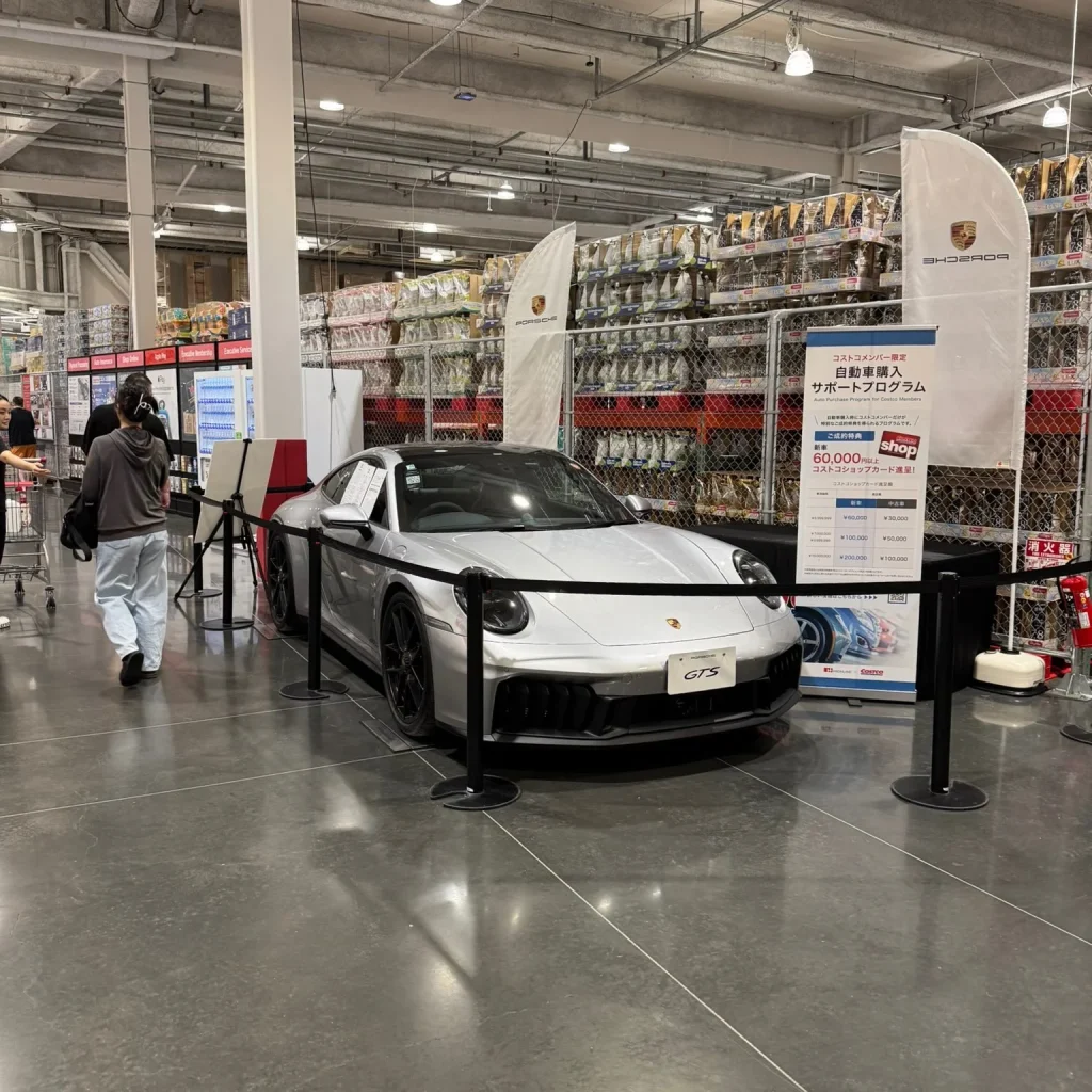 Costco in Japan is selling multiple Porsche 911 cars in its stores like they're just regular grocery items