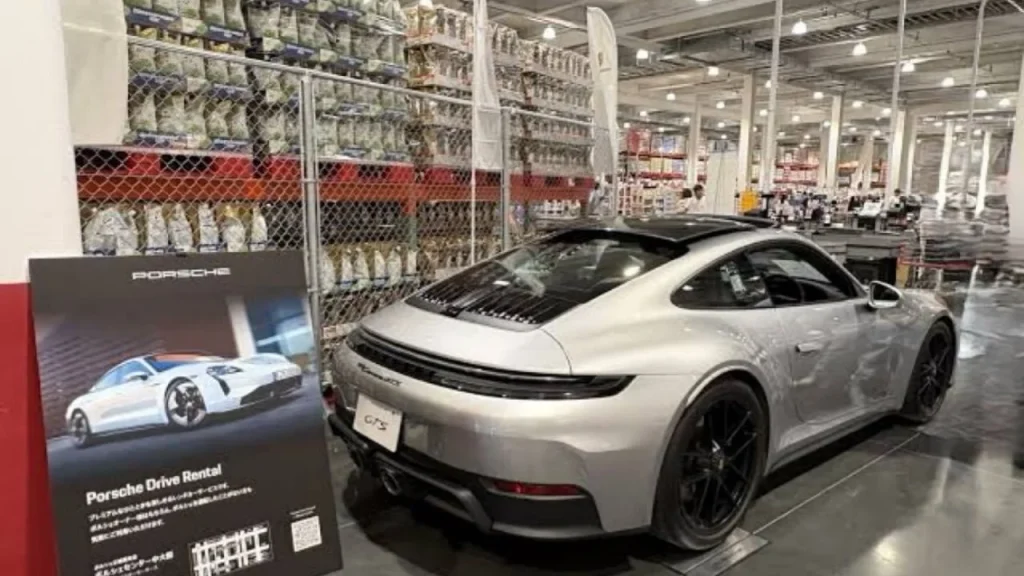 Costco in Japan is selling multiple Porsche 911 cars in its stores like they're just regular grocery items