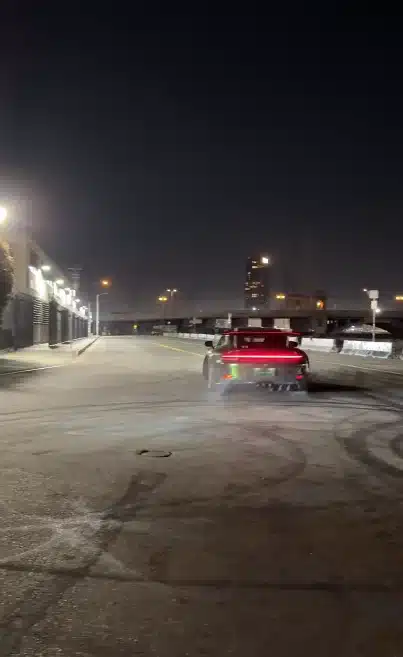 Buddies in California transform childhood game into epic Porsche drifting challenge