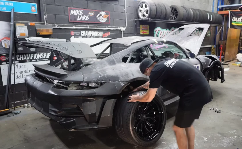 Man fits real supercar wheels on his 3D-printed Porsche 992 GT3 RS and is left blown away by the result