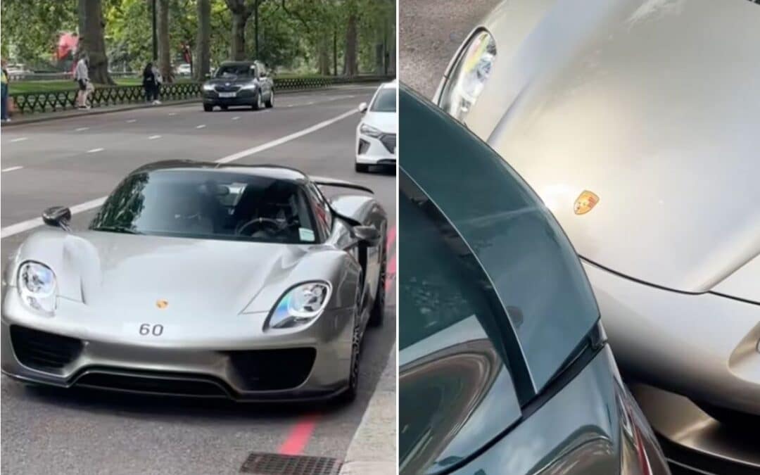 Viewers cringe at how close this Bentley parked to the world’s most expensive Porsche