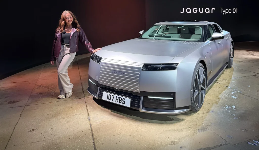 Potential buyers are showing curiosity toward the new electric Jaguar Type 01 EV