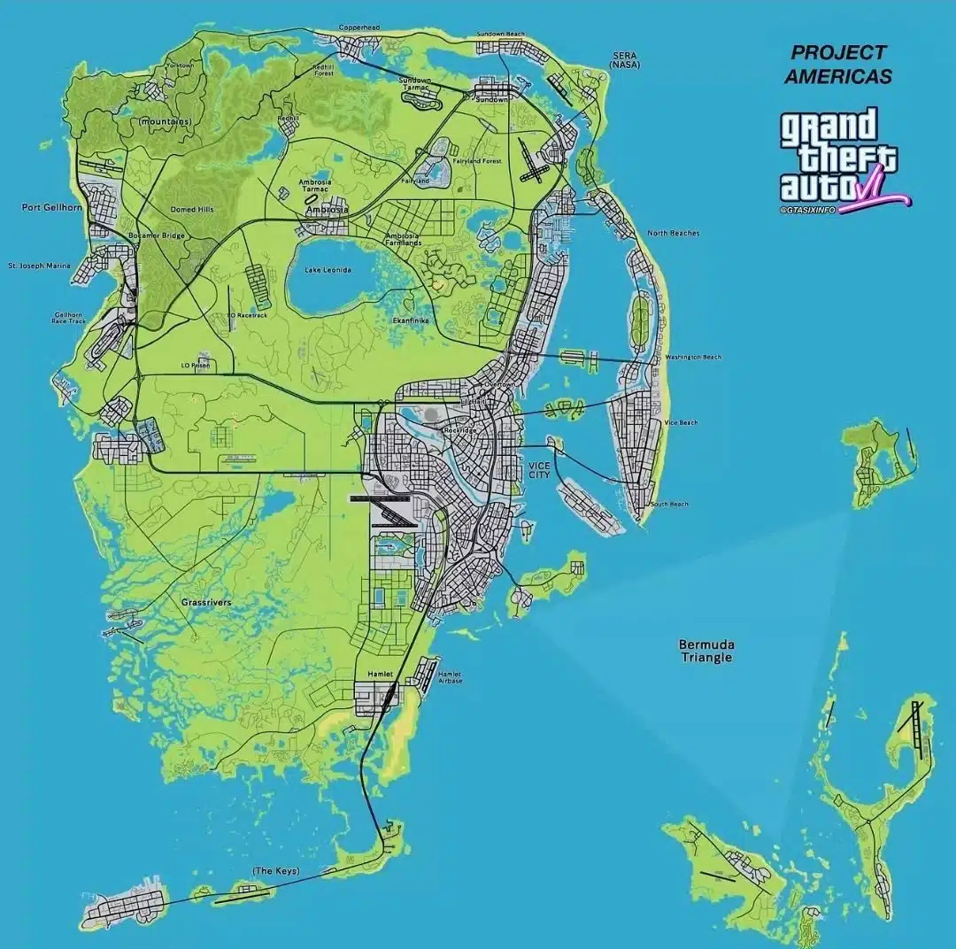 GTA 6 multiple maps leaked as new footage shows travel between