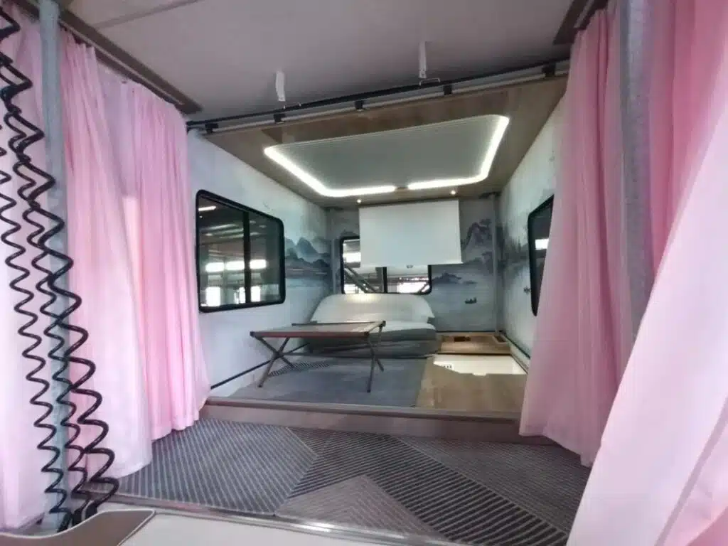 $158K Chinese double-decker RV, Qixing Star Milk River Motorhome Villa Ford, went viral for being weird, and its terrace that isn't rainproof