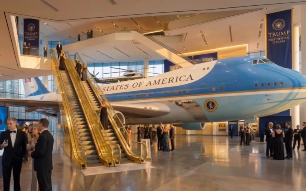 The current Air Force One Boeing 747 is being retired and inserted into a Miami skyscraper in a plan that's as wild as it sounds