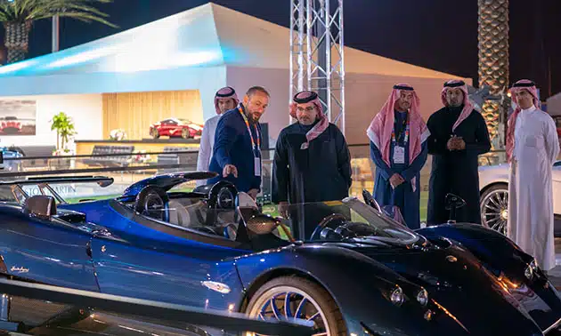 Prince Salman bin Hamad al Khalifa of Bahrain visited the Riyadh Motor Show back in 2019.