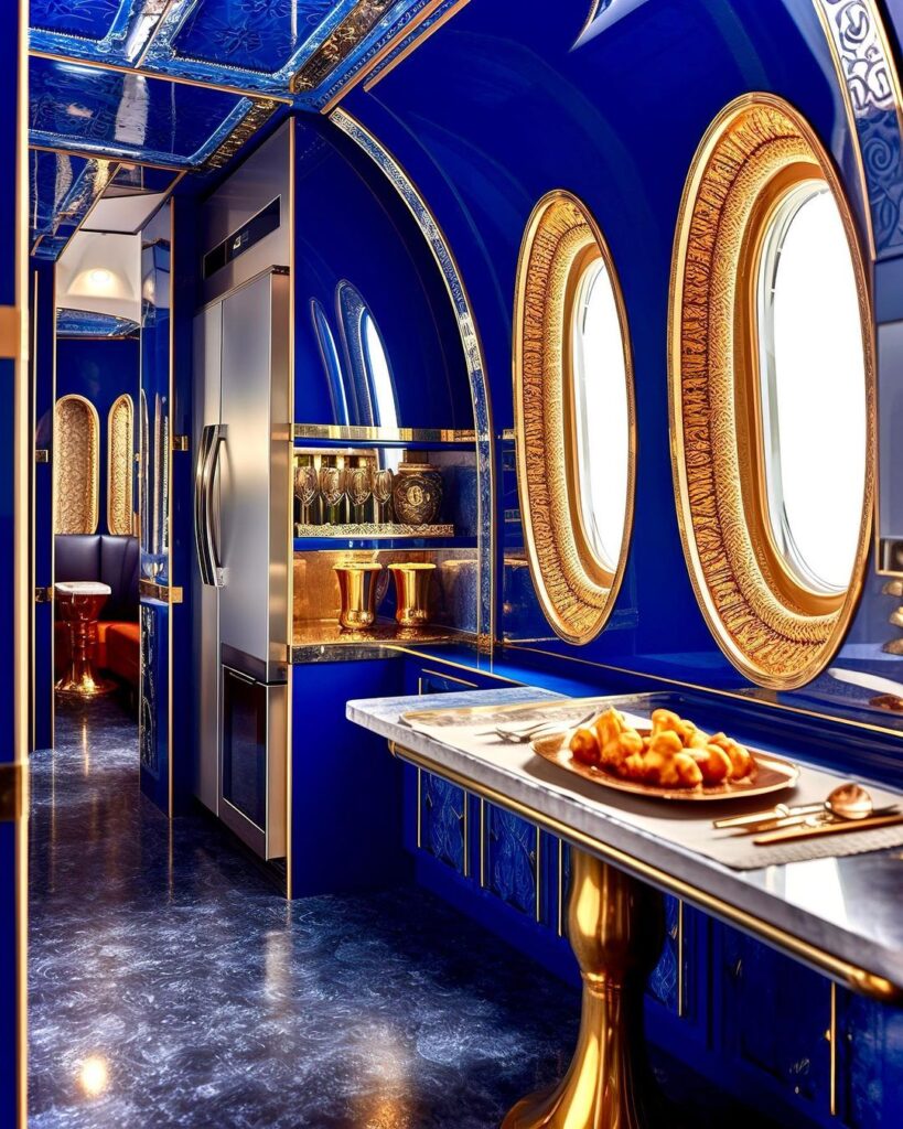 Private jet concept The Blue Empress is the coolest thing youll ever see