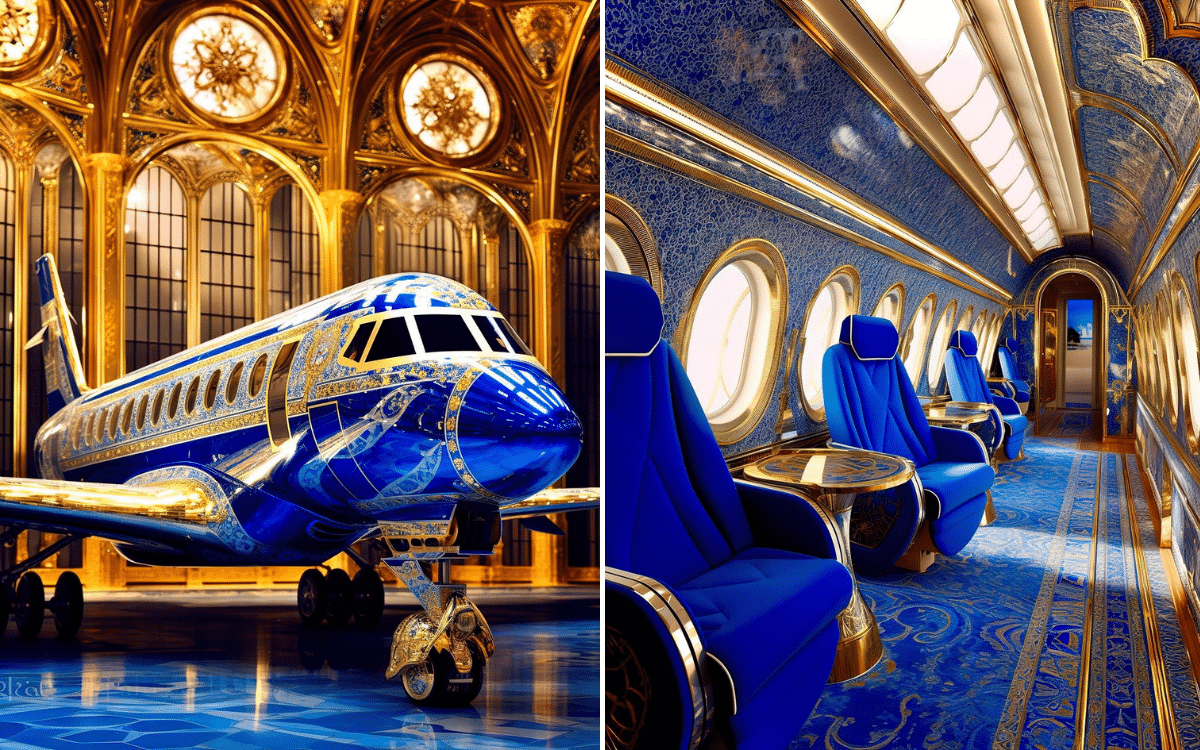 Private jet concept The Blue Empress is the coolest thing youll ever see