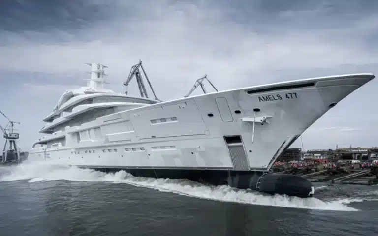 This brand-new $500M superyacht, named Project Tanzanite by Amels, makes Jeff Bezos’s Koru look small, but the billionaire owner is a mystery