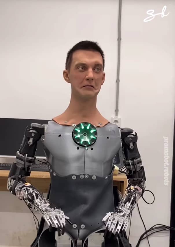 Robot making 600 facial expressions