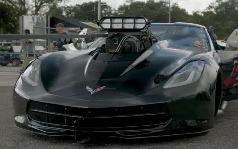 Drag racer C7 Corvette