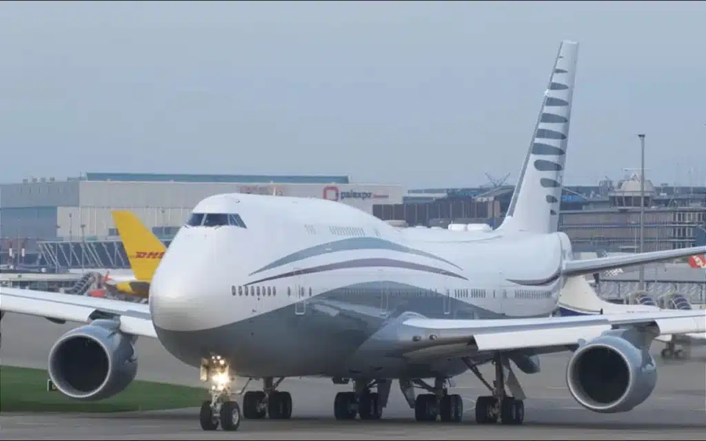 Qatar Boeing 747 Private Jet United States