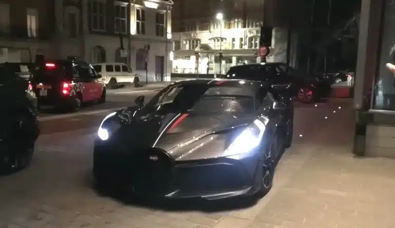 Qatar billionaire had a truck filled with hypercars worth $10 million brought to him in London