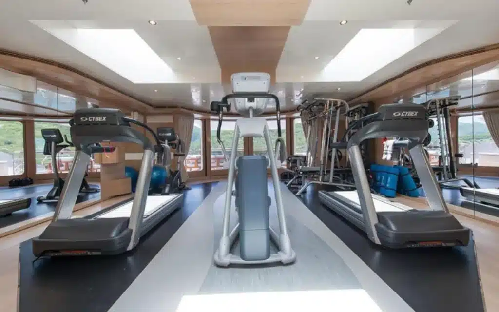 Dubai Crown Prince escapes desert heat on $180M yacht with a gym designed by Usain Bolt