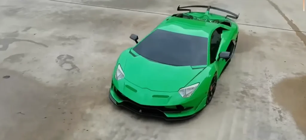 Man spends $15,000 building an RC Lamborghini with a real engine that actually runs