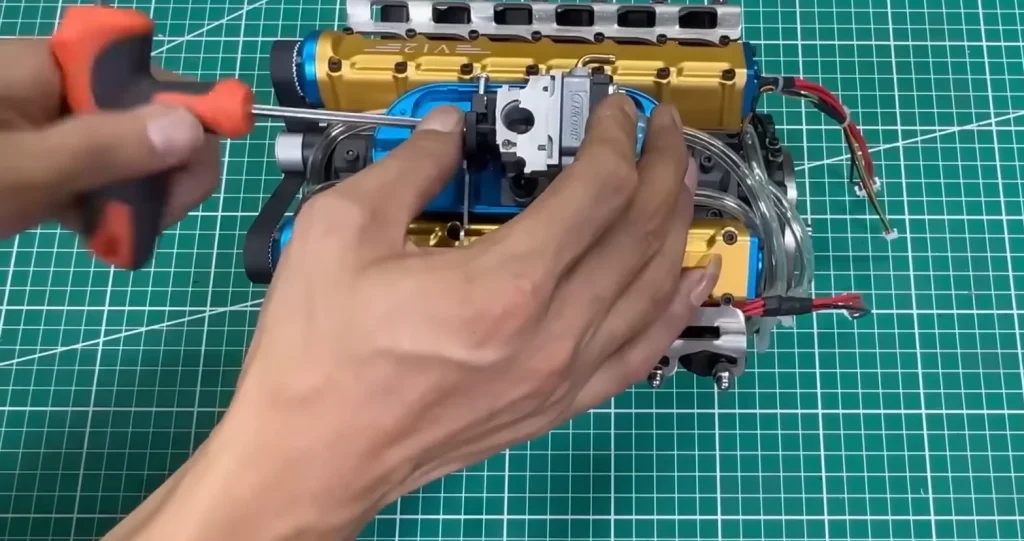 Man spends $15,000 building an RC Lamborghini with a real engine that actually runs