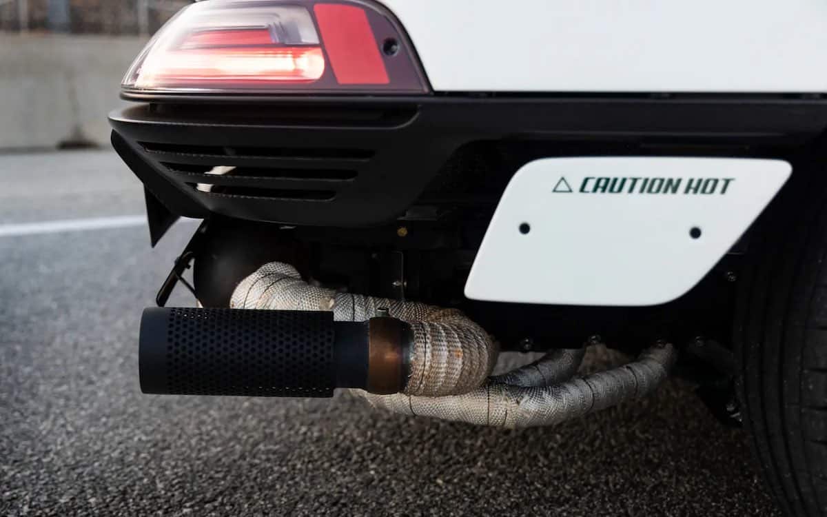 Exhaust system of the Bergmeister