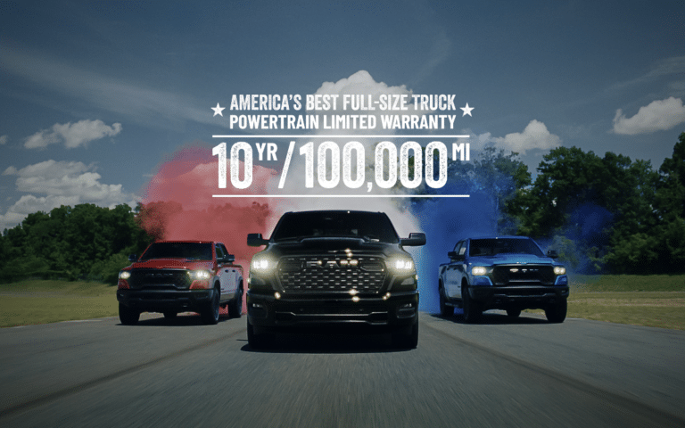 Ram announces 'America's best' powertrain warranty at 10 years and 100,000 miles on new vehicles