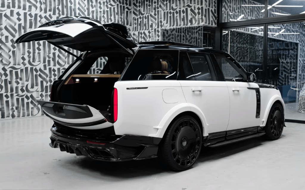 Range Rover Sv 2024 Mansory designed to look like a Stormtrooper costs over six figures