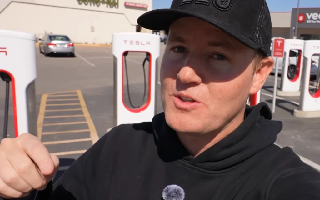 Man finds the 'rarest Tesla' prototype that wasn't supposed to be seen charging in public in Texas