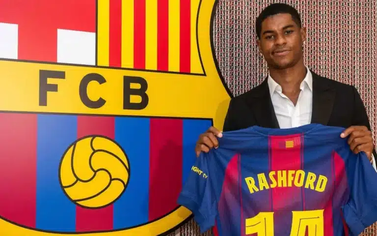 UK soccer star Marcus Rashford was spotted arriving at training for his new club Barcelona in a modest $33k car, after selling his $600k Lamborghini