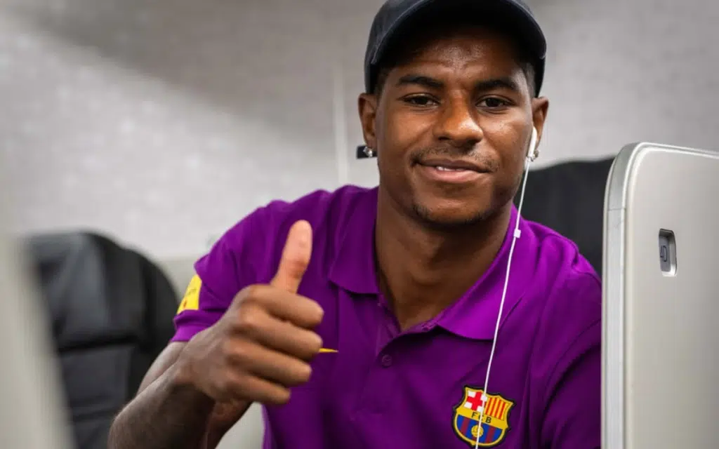 UK soccer star Marcus Rashford was spotted arriving at training for his new club Barcelona in a modest $33k car, after selling his $600k Lamborghini