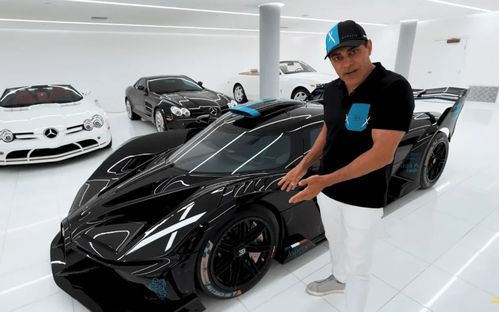 California real estate mogul-turned-YouTuber Manny Khoshbin found out that his Bugatti Bolide hypercar requires a tire change every 36 miles, and it cost a fortune