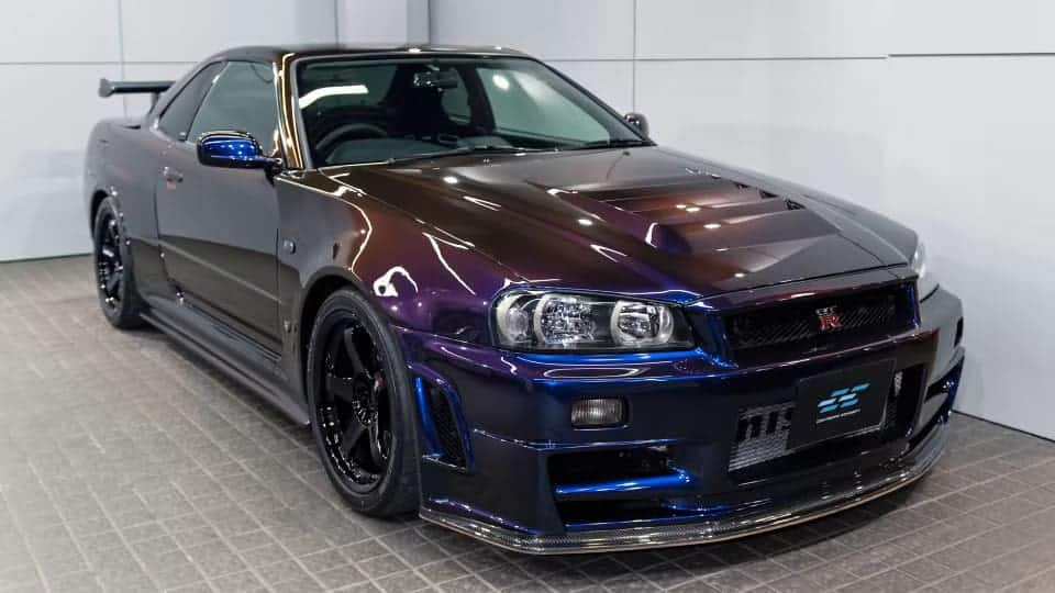 A rare zero-mile Nissan Skyline R34 GT-R in purple holds the record for the highest (certified) sale price for a Skyline GT-R. It fetched 5.1 million Hong Kong dollars - equivalent to $650,000.