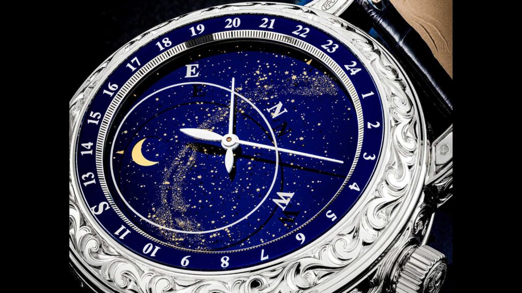 Record-breaking Patek Philippe, case back back dial - Image courtesy of Christie's