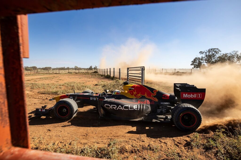 Red Bull F1 in the desert