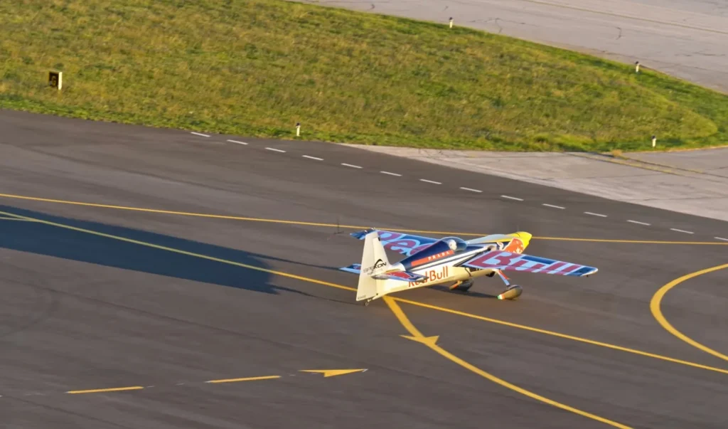 Red Bull once again studied the laws of physics, and then ignored them to pull off another plane stunt