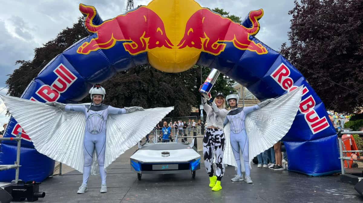 Supercar Blondie at Red Bull Soapbox 2022 in London 