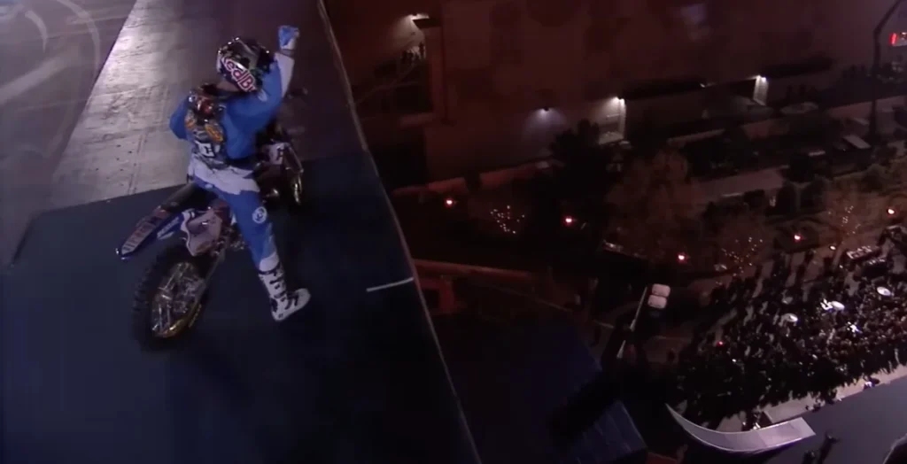 Robbie Maddison paid $2M by Red Bull to do Las Vegas motorbike stunt says $10M wouldn't make him do it again after the landing nearly cost him everything