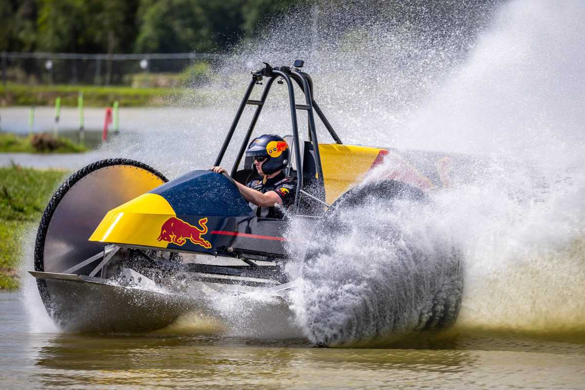 Max Verstappen races Swamp Buggies at Florida Sports Park in Naples, FL, USA on 03 May, 2022.