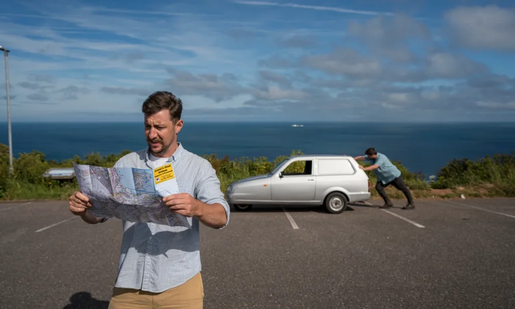 These guys are driving from London to Cape Town in a Reliant Robin