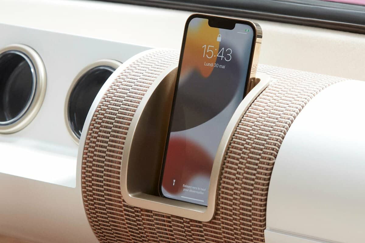 Phone serves as the infotainment system in this concept car