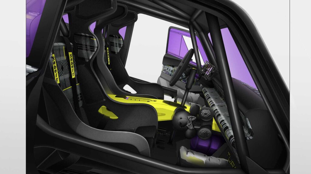 Electric Renault 5 Turbo Concept interior 