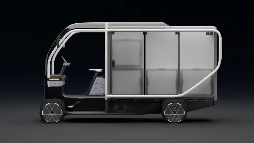 Honda's electric Quadricycle uses modular cargo, swappable batteries, and pedal-assist tech to tackle last-mile delivery across North America and Europe