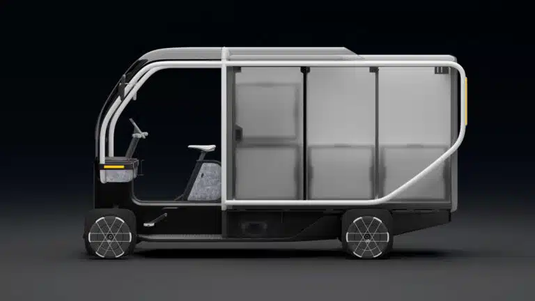 Honda's electric Quadricycle uses modular cargo, swappable batteries, and pedal-assist tech to tackle last-mile delivery across North America and Europe