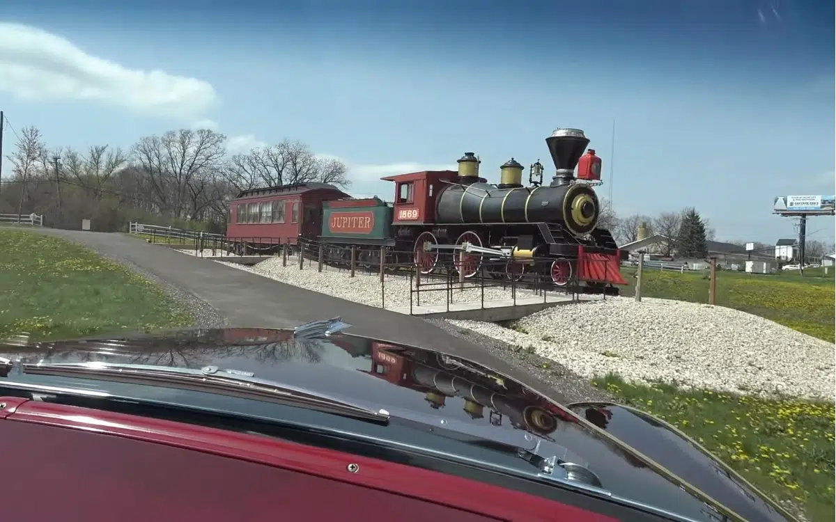 Car dealer working since 1960 paid $1 million to put steam train in his home so he’d never have to drive to work