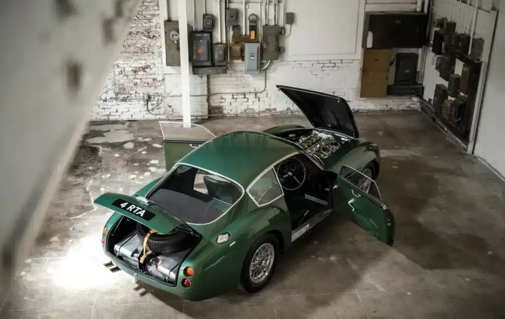 Restoration of Aston Martin car