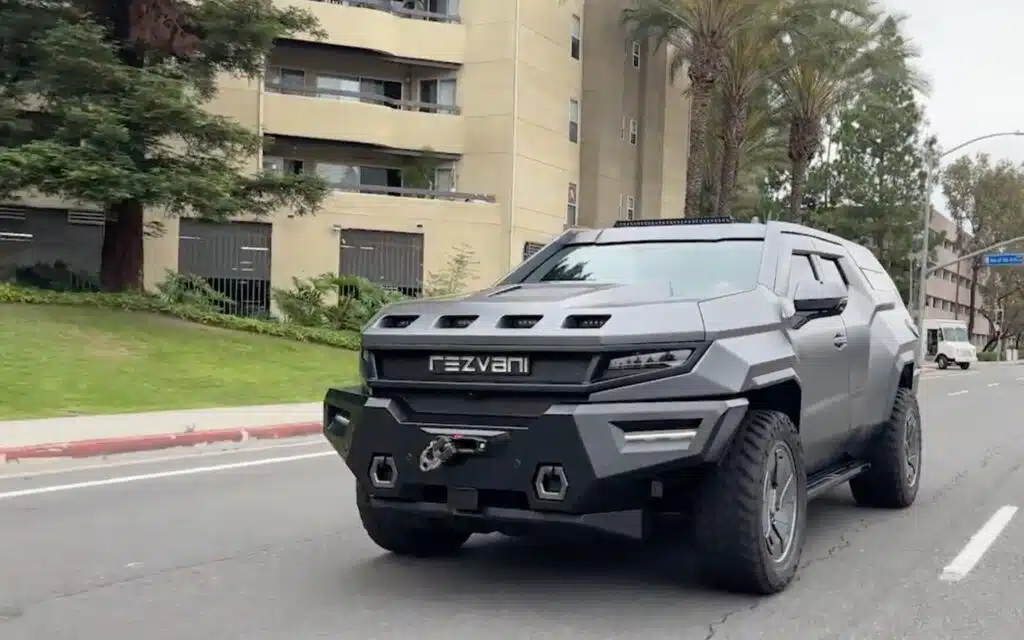 Rezvani Vengeance, on the move