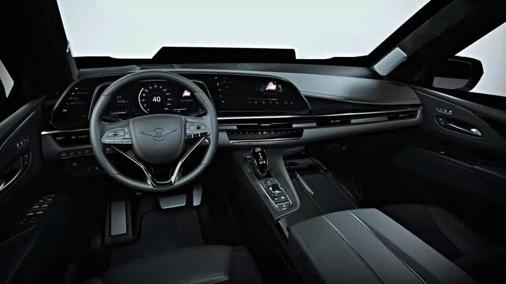 The interior of the Arsenal SUV is a very nice (if slightly intimidating) place to be.