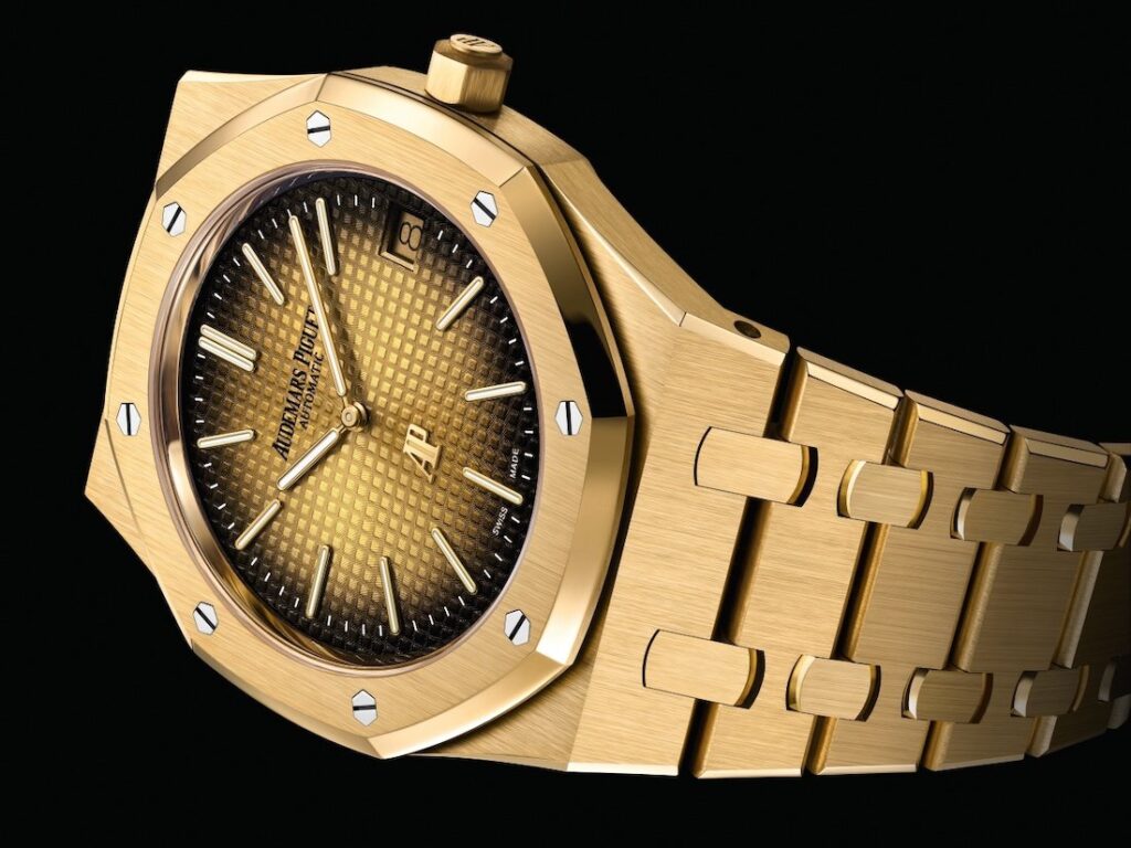 AP smoked gold dial