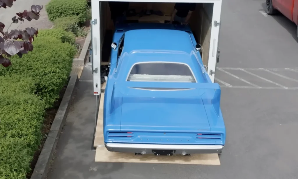 Restoration of Richard Petty’s Plymouth Superbird lets this rare blue legend spread its wings again