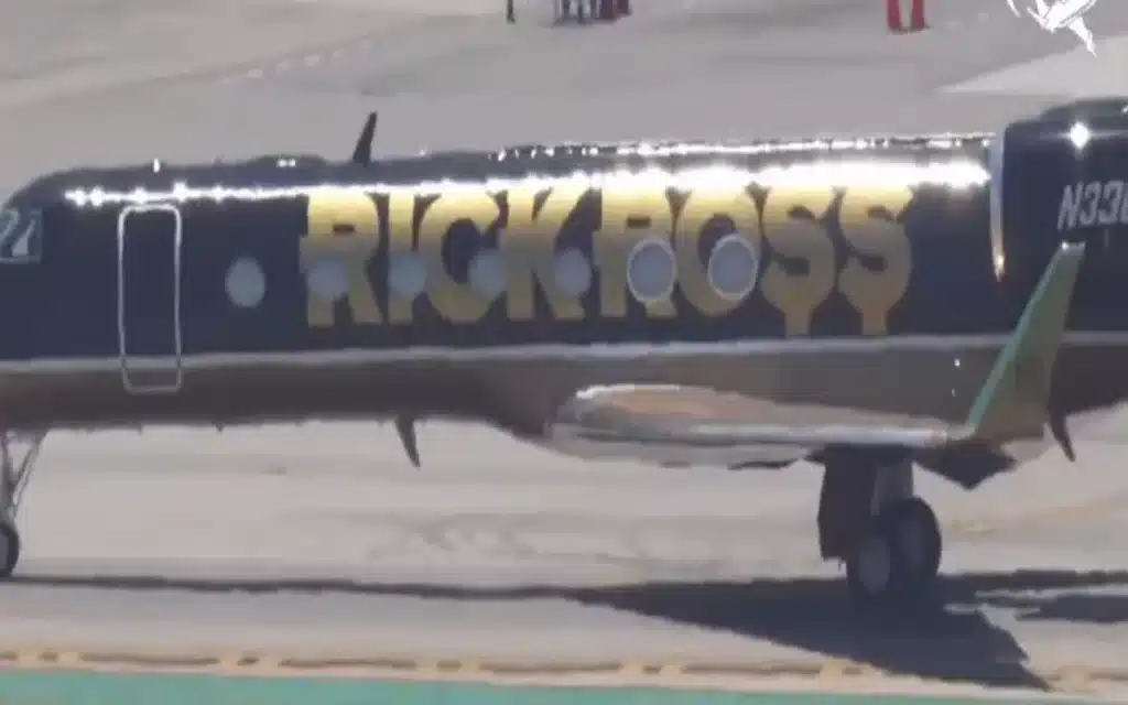 Rick Ross' $35 million private jet is a thing of beauty