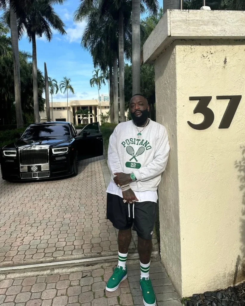 Rick Ross has so many Rolls-Royces it's actually starting to look like a dealership