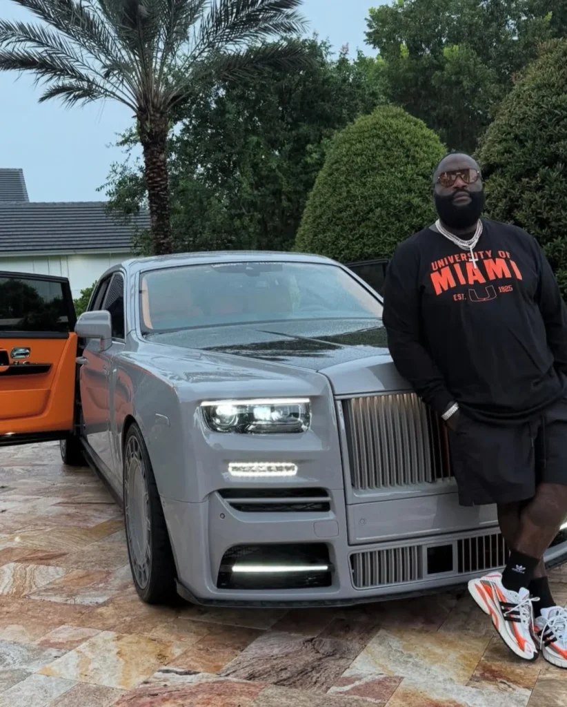 Rick Ross has so many Rolls-Royces it's actually starting to look like a dealership