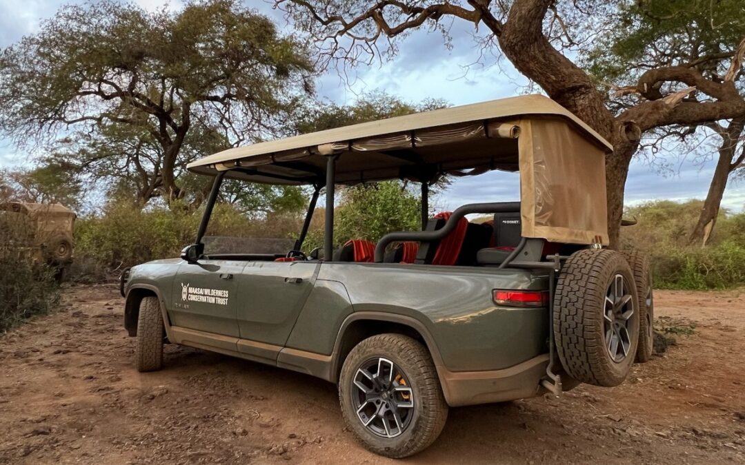 Pictures of this odd Rivian Safari truck are going viral