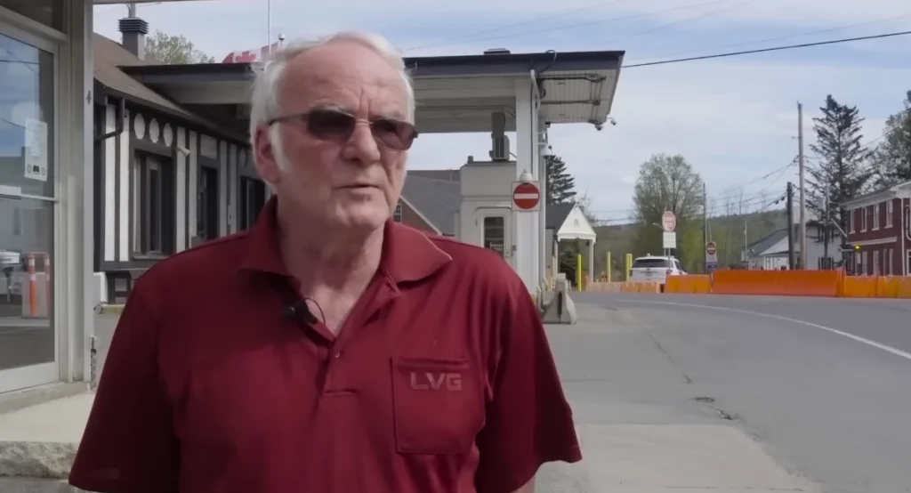 There's a road in Vermont which if you cross it you'll be arrested